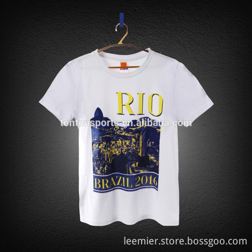 2016 new style screen print t shirt wholesale